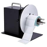 Label Rewinder Machine, Adjustable Core Size 1-3 Inches, Rewind Speed 1-8 Inches/Second, Rewind Diameter 185mm, Ideal for Office and Warehouse Use