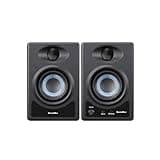 StudioMan MS3 2-Way Near Field Active Studio Monitor Speaker for Hi-Fi Audio,Desktop Computer,Near Field Music Production,3.5-Inch, 50W,Black,Pair
