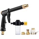 2026 New Jet Nozzle Power Washer for Garden Hose,4 Mode Pressure Washer Wand with Soap Dispenser and Quick Connectors for Car Washing Patio Driveway Outdoor Cleaning