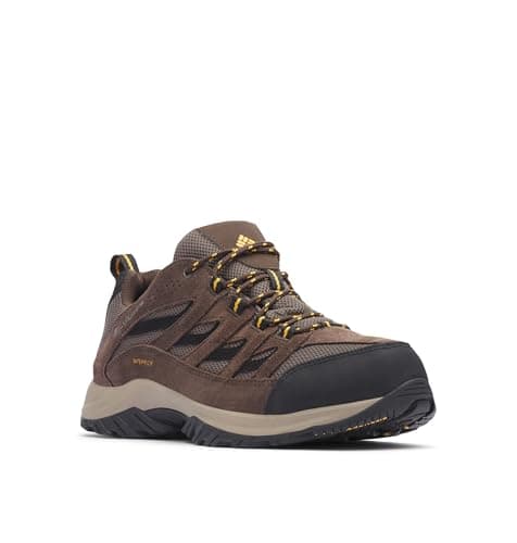 Columbia Mens Crestwood Waterproof, Mud/Squash, 11