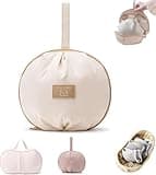 Lingerie Storage Bag Set Travel Underwear Organizer for Luggage, Portable Multi-Section Delicates Organizer