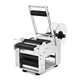 Semi-Automatic Electric Round Bottle Labeling Machine, 20-50pcs/min, Efficient Label Applicator for Round Bottles, Ideal for Small Business and Home Use