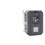 VFD AC 220V 7.5/11KW 220V Single-Phase Input 220V/380V Three-Phase Output Inverter Converter for Motor Speed Control Input Voltage Single Phase 220V(8HP 5.5kw,Three Phase 380V)