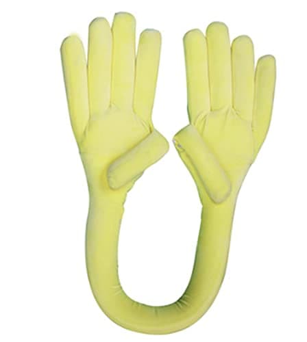 Travel Pillow Bends Soft Plush Car Seat Neck Kids Adult Creative Office Chair Sleep Nap Pillows Head Support Auto(Yellow)