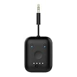 MEE Audio Connect Air in-Flight Bluetooth Wireless Audio Transmitter Adapter for up to 2 AirPods/Other Headphones; Works with All 3.5mm Aux Jacks on Airplanes, Gym Equipment, TVs, & Gaming Consoles