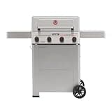 Monument Grills 4 Burner Propane Gas Grill with Advanced Broil Zone, Stainless Steel Outdoor Mesa 2 Barbecue Grill, Foldable Side Shelves, 500°F in 5 Mins, Fast Assembly, Mesa II 410FBZ