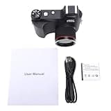 Digital Mirrorless Camera Manual Focus Macro 48MP Photo 4K HD Video Recording - Long Battery Life, Hot Shoe Expansion, Ideal for Travel and Home Use