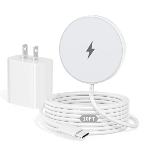 Apple Mag Safe Charger, 10FT Magnetic Charger for iPhone 17/16 iPhone Wireless Charging Pad 15W Fast Wireless Chargers for Apple 17 Pro Max/Air/17/16 Pro/15/14/13/12, AirPods Pro 3/2 Mag Safe Charging