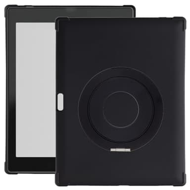 OAGELIM Case and Stand Holder Compatible with Onyx Boox Nova Air C 7.8 2022 Protective Cover with Adjustable Desktop Handle Bracket(Black+ Black)