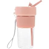 SHOWERORO Portable Juice Machine with Stainless Steel Blades and Leak-proof Design 350ml Mini Electric Juicer Cup Rechargeable Smoothie Blender for Fresh Drinks the Go