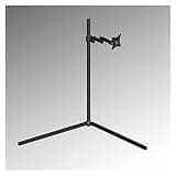 RJYYYDS Monitor Desktop Mounting Bracket Monitor Arm 12"-24" Black Single Monitor Mount Stand Mobile Floor Type Monitor Stand Adjustable Floor Monitor Rack with VESA 75x