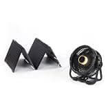 BougeRV Portable Fan Rechargeable, 20000mAh Battery Powered Fans with 4 Wind Speeds and 50W Fiberglass Portable Solar Panel, Foldable Solar Cell Solar Charger with USB Outputs for Phones