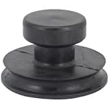 SEWCHICS Rubber Handle for Singing Bowl Strong Suction Power and Load-bearing Capacity Black Sound Bowl Accessory for Meditation Sturdy Rubber Suction Tool
