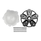 Viahsen Wind s Wheel Hub Kit Including Windmill Cap Essential Generator Blade Replacement Accessory for Horizontal Assembly Suitable for DIY, for 5 Blades
