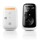 Motorola Nursery Baby Monitor, 1000ft Range PIP11 Audio Only, Nightlight, Lullabies, No WiFi Needed, Portable Parent Unit for Easy Monitoring