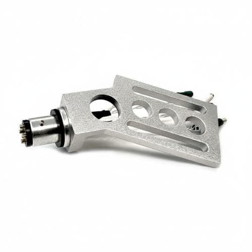 Bffcnl Turntable Headshell Mount CNC Machined Turntable Headshell Easy to Adjust Audio Equipment for Audiophiles, Silver