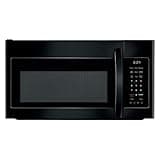 30 Black Over The Range Microwave With 1.8 Cu. Ft. Capacity For Kitchen Use Stainless Steel Interior Advanced Ventilation And E