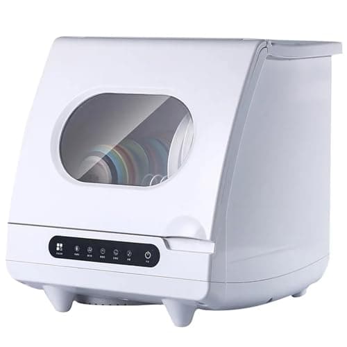Portable Dishwasher Smart Mini Automatic Home Dishwasher Easy-to-Install Stainless Steel Countertop Washing Machine For Household And Hotel Use for Dorm RV