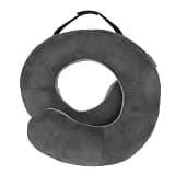 Travelon Deluxe Wrap-n-Rest Pillow, Dark Gray/Light Gray
