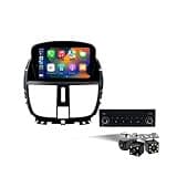 Majolaory Car Radio Compatible for Peugeot 207 207CC 2006 2007 2008 2009-2015 Android Wireless CarPlay Auto Intelligent Systems Autoradio Multimedia(8G 128G 4G CarPlay)