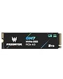 Acer Predator GM7 2TB SSD: M.2 2280 PCIe Gen 4 x4 NVMe 2.0, Read Speed Up to 7400 MB/s, Internal PC Solid State Drive for Laptop, Desktop and PS5 - BL.9BWWR.119