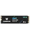Acer Predator GM7 2TB SSD: M.2 2280 PCIe Gen 4 x4 NVMe 2.0, Read Speed Up to 7400 MB/s, Internal PC Solid State Drive for Laptop, Desktop and PS5 - BL.9BWWR.119