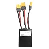 Electric Bike Dual Battery Discharge Converter 20-72V DC Dual Battery Pack Switch Balancer Parallel Module Adapter for Ebike Extend Capacity (30A)