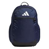 adidas Striker 3 Team Sports Backpack – Daypack for Sports Gym Travel, 36L, Navy Blue, OSFA