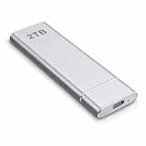 External Hard Drive,Ultra Slim External HDD Store Portable External Hard Drive Compatible with PC, MAC,Laptop -M1Silvery