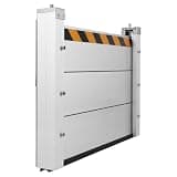 Xevaldric Aluminum Flood Barrier Reusable Flood Protection Panel Shield Heavy Duty Flooding Protect Baffle Temporary Flood Control System for Garage Door & Home Entry