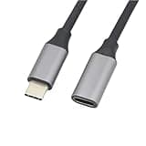 QFDRRFIJT 2pcs Dual Head Type-C Male to Male Data USB3.2 Full Function PD60W Phone 4K HD Projection Cable 30cm 50cm 1M(Aluminium Shell M-F,1M_2PCS)