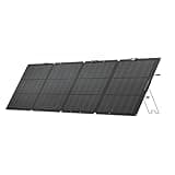 EF ECOFLOW 220 Watt Portable Solar Panel, 25% High Conversion Efficiency N-Type Solar Cell, NextGen Foldable Solar Panel with Adjustable Kickstand, IP68 Waterproof for Camping RV Off Grid System