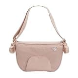 Tiny Twinkle Crossbody Diaper Bag with Portable Changing Pad | Easy Access Wipes Pocket with Multiple Compartments for Bottles, Diapers and Snacks | Waterproof and Easy to Clean (Beige)