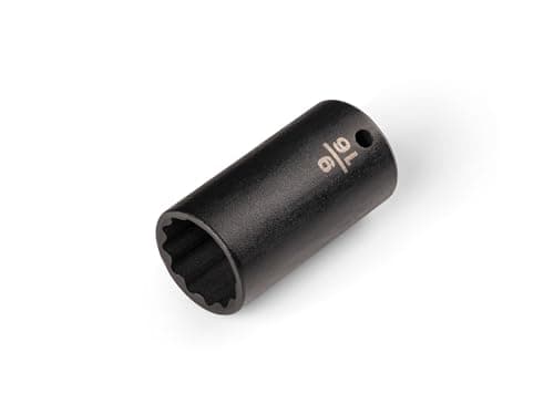 TEKTON 1/4 Inch Drive x 9/16 Inch Semi-Deep 12-Point Impact Socket | SID04214
