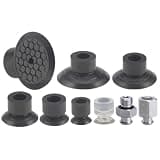SFF-10/15/20/25/30/40 Manipulator Vacuum Suction Cup Plastic Film Paper Special Suction Cup(Brown)