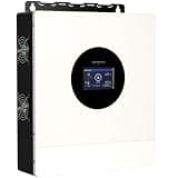 PowMr Hybrid Solar Inverter 8000W 48V to 120/240V Split Phase, 10.5kW Max PV Input (500V/27A), 120A Battery Charger, Touch Display, Parallel & Smart Timer Ready for Home Off-Grid Backup