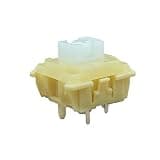 Tecsee Mechanical Keyboard Silent Shaft Switch Lubricated, Silent Linear Low Profile Yellow Medium Switch for Tablet Notebook Desktop Computer Peripheral Keyboard(70PCS Linear)