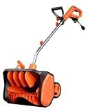 VOLTASK 17-Inch Corded Snow Blower, 12 Amp Electric Snow Blower with Directional Plate