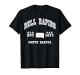 Retro Dell Rapids South Dakota SD Souvenir Sport Athletic T-Shirt