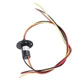 GOTOTOP RPM Mini Slip, Engineering Plastic Electrical Contact 3 Wire 15A 0 to 600V 150 RPM, Anti Jamming High Temp Resistance for Wind Generator