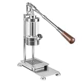 SJAKFHD Manual Lever Espresso Maker - 304 Stainless Steel Hand-Pressed Coffee Machine for 58mm Portafilter, Non-Electric, 1-16 BAR Pressure for Cappuccino and Latte
