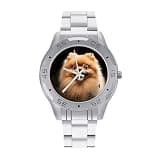 NTVOWPZO Three-Hand Analog Stainless Steel Watches for Men Easy Reader
