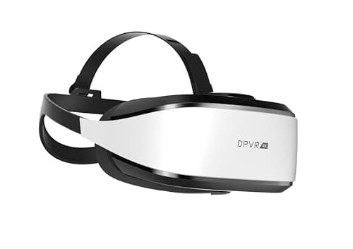 DPVR E3S Hardstrap Virtual Reality Headset, VR Set for Business of Egg Seats Headset, VR Simulator Riders, Moto, Time Machine 6 Seats and VR Flying, VR Headsets Not for Personal User