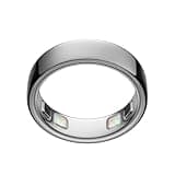 Oura Ring 5 - Silver - Size 8 - World’s Smallest Smart Ring - Sleep, Activity, Women’s Health, AI Advisor, 1 Week of Battery Life, Size Before You Buy, Android & iOS Compatible
