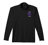 Heart Design with Purple Butterflies and Stars Performance Quarter-Zip Top