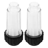AUTSUPPL 2pcs High Pressure Washer Water Filter for Washing Machine and Pressure Washer, Pp Material with Easy to Replace and Clean Components, Enhanced Filtration Efficiency and Extended