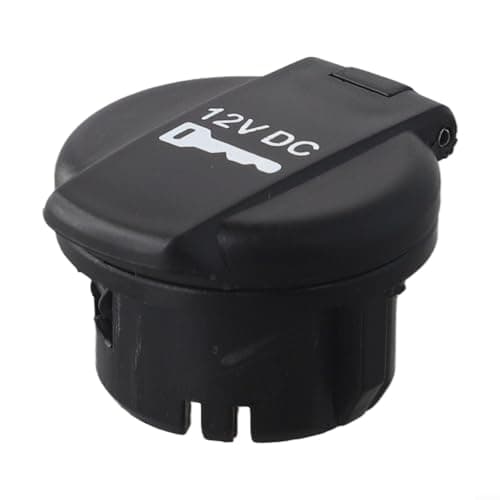 12V Power Outlet Cap Cover 5026970AA,For Ram,For Promaster 2014-2017,For Jeep,For Wrangler 2011-2018,Black Plastic Direct Fit Replacement Part