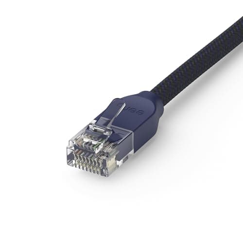 Amazon eero CAT6a Ethernet cable - Supports 10 gigabit+ speeds, 5 foot, 1-pack, Midnight Blue