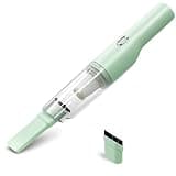 catsMeow Mini Plus Handheld Vacuum Cordless, Rechargeable Small Vacuum for Car, Desk, Keyboard, Drawer, Sofa, Crumbs and Pet Hair, Lightweight Portable Cleaner, Sage Green