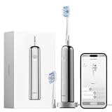 Laifen Wave Pro Sonic Electric Toothbrush for Adults – 2026 Model, 60° Oscillations for Ultra-Clean, Smart App, 70-Day Battery, 2 Brush Heads (Stainless Steel)